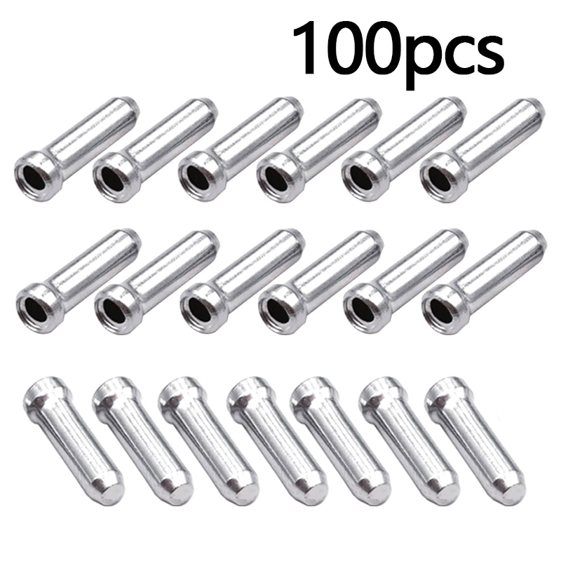 Xc Mtb Gear - 100pcs Bicycle Brake Shifter Cable Tips