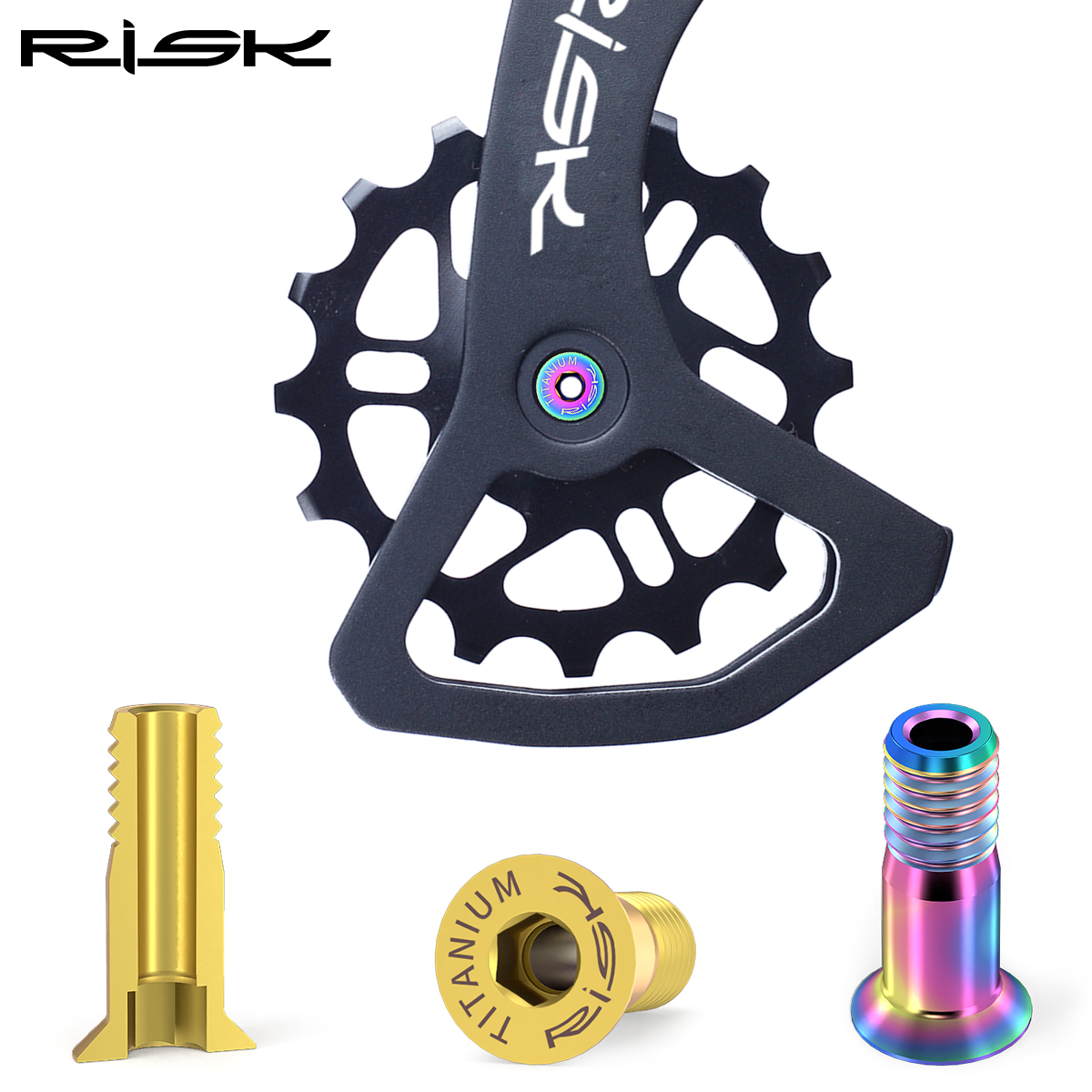 Xc Mtb Gear - Risk 2pcs M5*14.2mm Bike Rear Derailleur