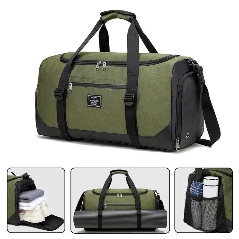 Cycling Gear Duffle - 36L/55L Men Woman Gym Bag Big