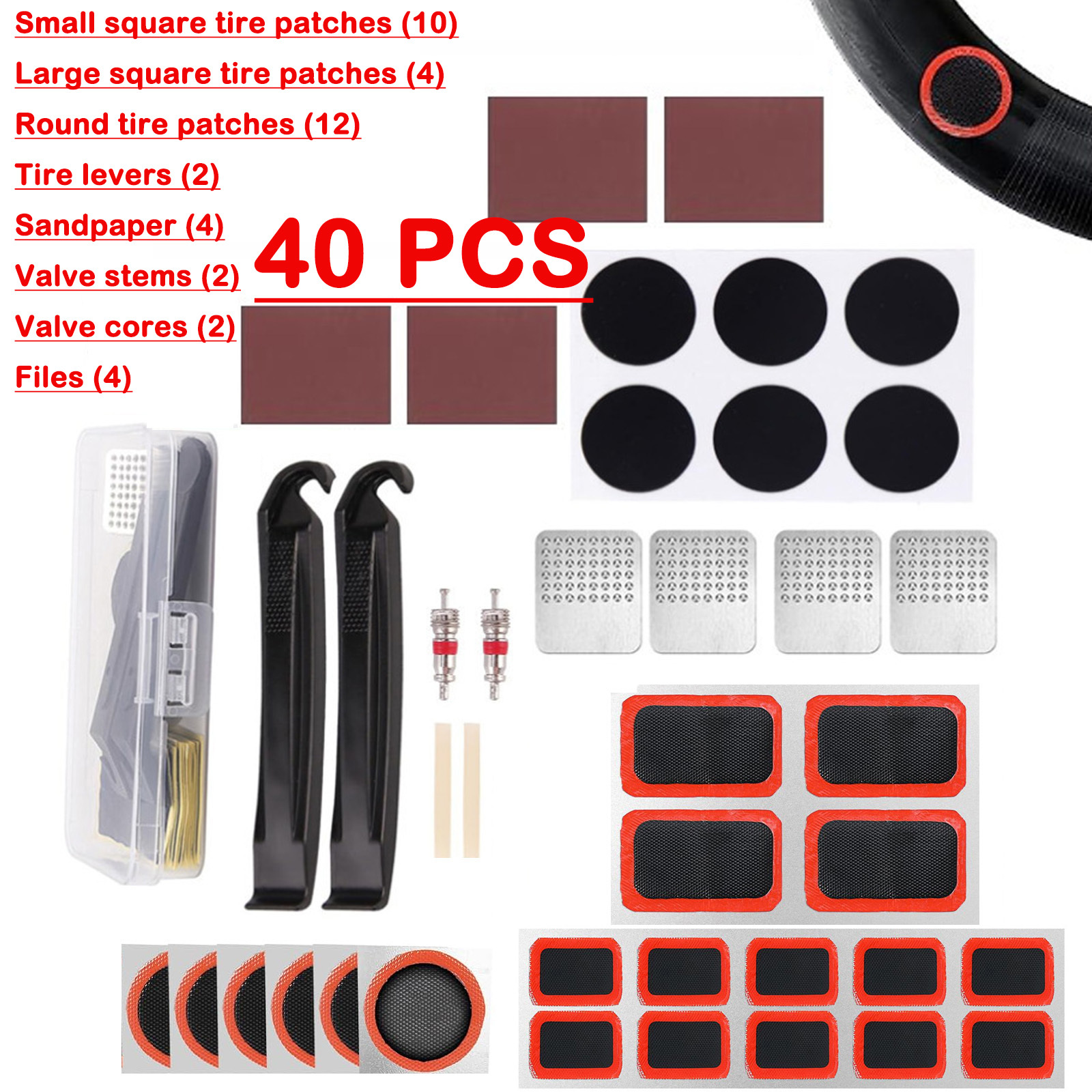 Xc Mtb Gear - 40PCS Portable Bicycle Repair Tool Kit