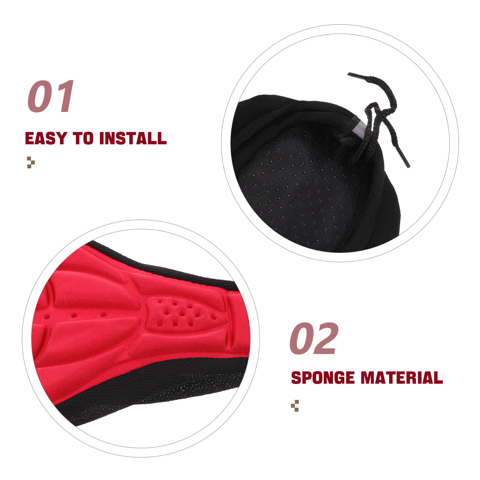 2Pcs Bike Seat Cushion Cover B - огляд і ціна Cycling Gear Usa