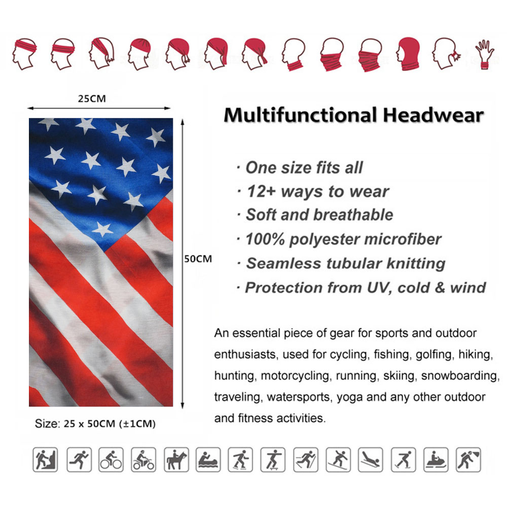 USA Flag Pattern Sun Protectiv - огляд і ціна Cycling Gear Usa