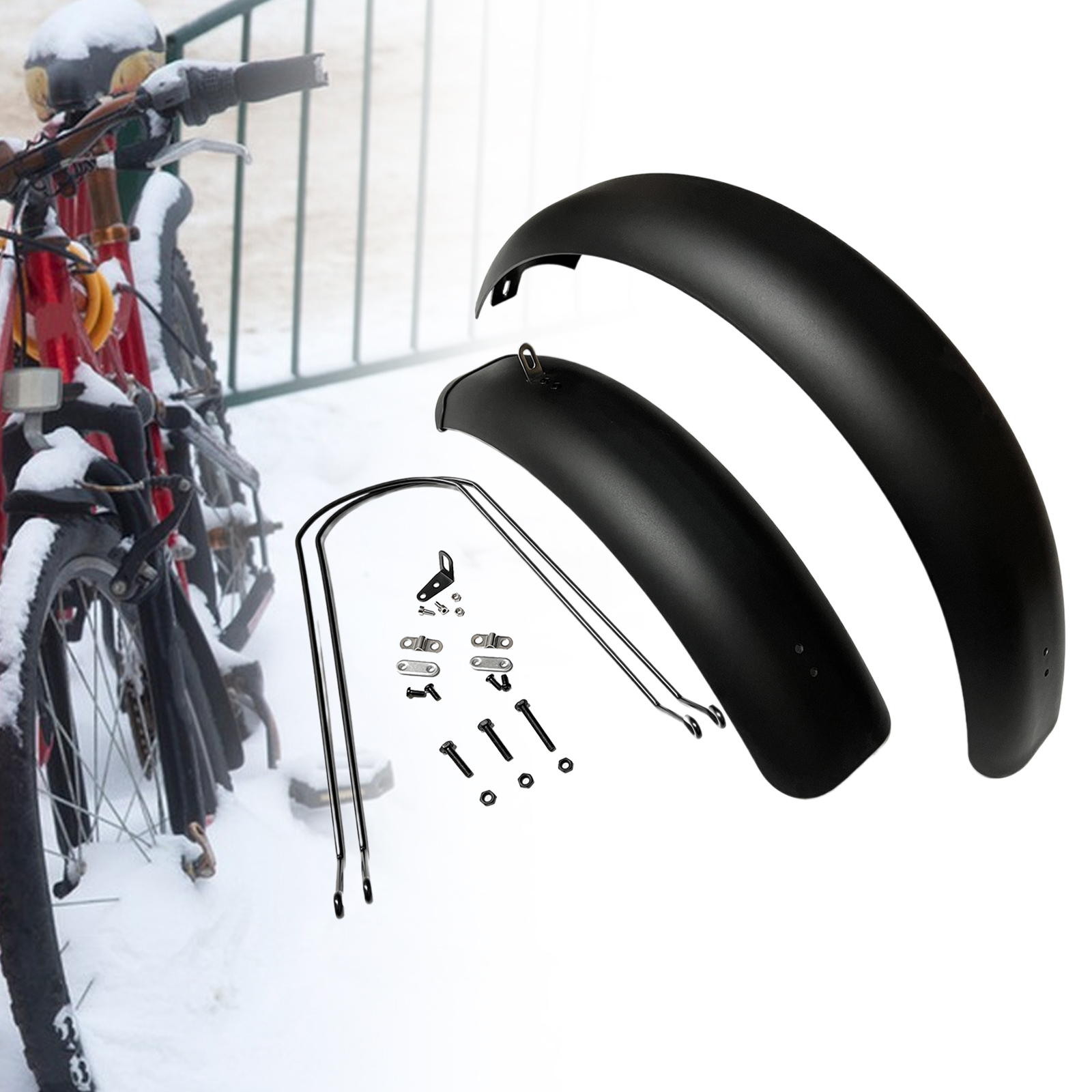 Bike Mudguard Wheel Protection - огляд і ціна Bike Fender Set
