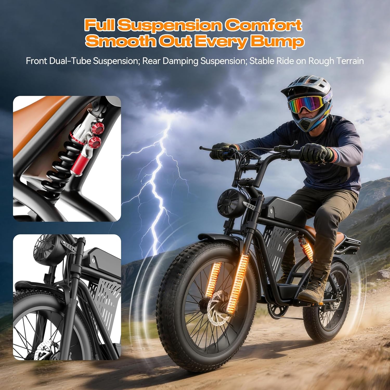 2500W Peak Electric Dirt Bike  - огляд і ціна Road Bike Tire
