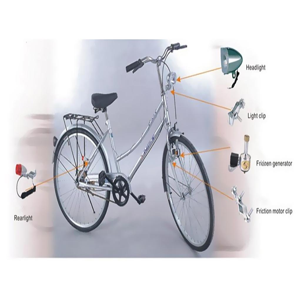 Friction Generator Dynamo Head - огляд і ціна Bike Dynamo Light