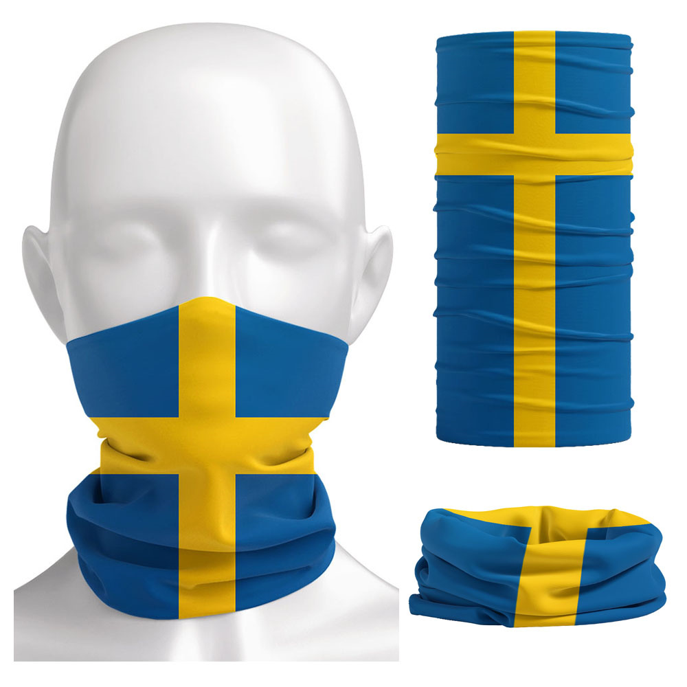 Sweden Flag Printed Bandana He - огляд і ціна Cycling Gear Usa