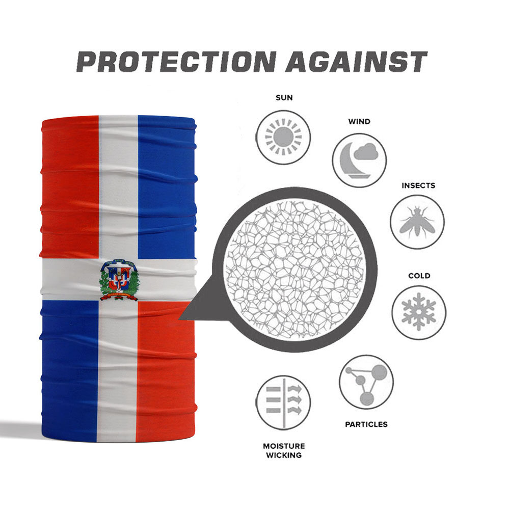 Dominica National Flag Bandana - огляд і ціна Cycling Gear Usa
