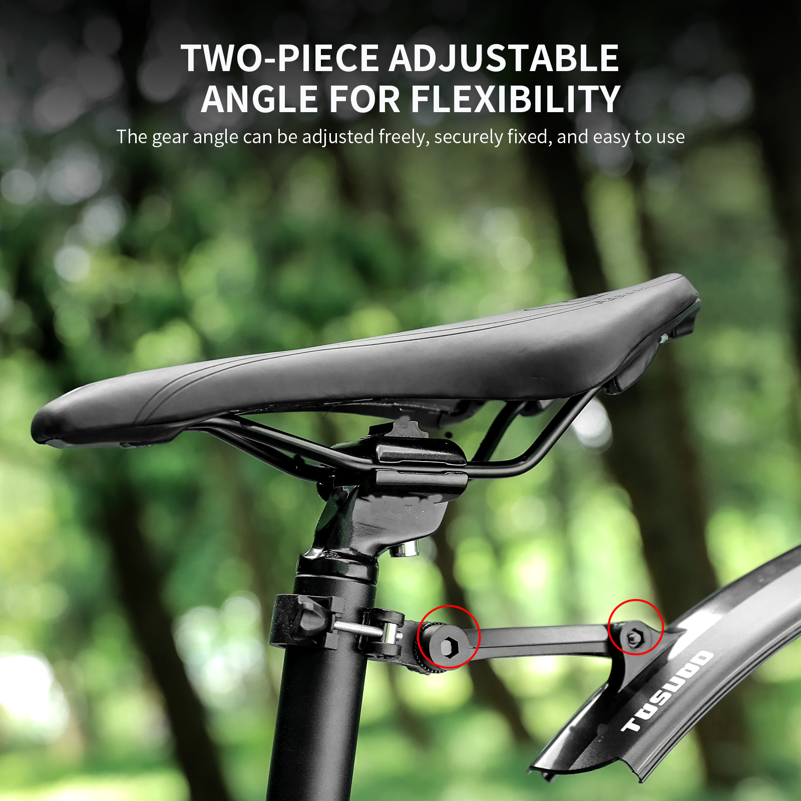 TOSUOD Adjustable Length Bike  - огляд і ціна Bike Fender Set