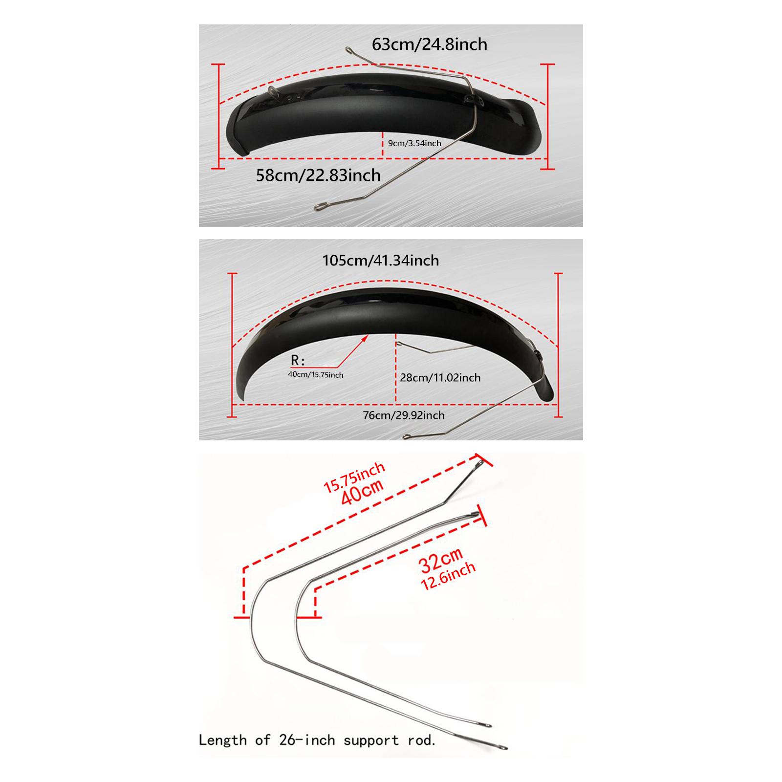 Durable Bike Mudguard Set Fron - огляд і ціна Bike Fender Set
