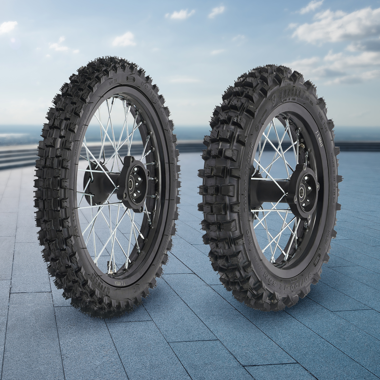 Front&Rear Wheel Set, 80/100-1 - огляд і ціна Road Bike Tire