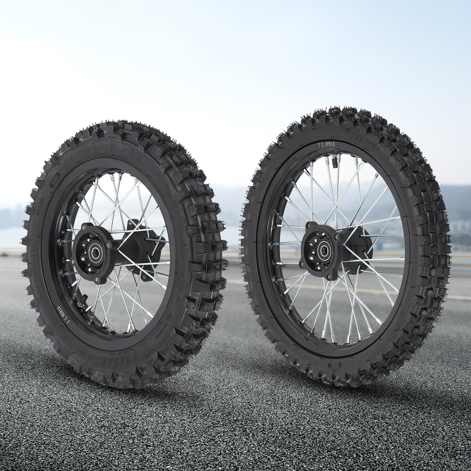 Front&Rear Wheel Set, 80/100-1 - огляд і ціна Road Bike Tire