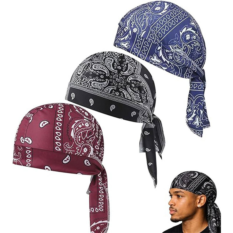 Paisley Print Pirate Head Wrap - огляд і ціна Cycling Gear And Accessories