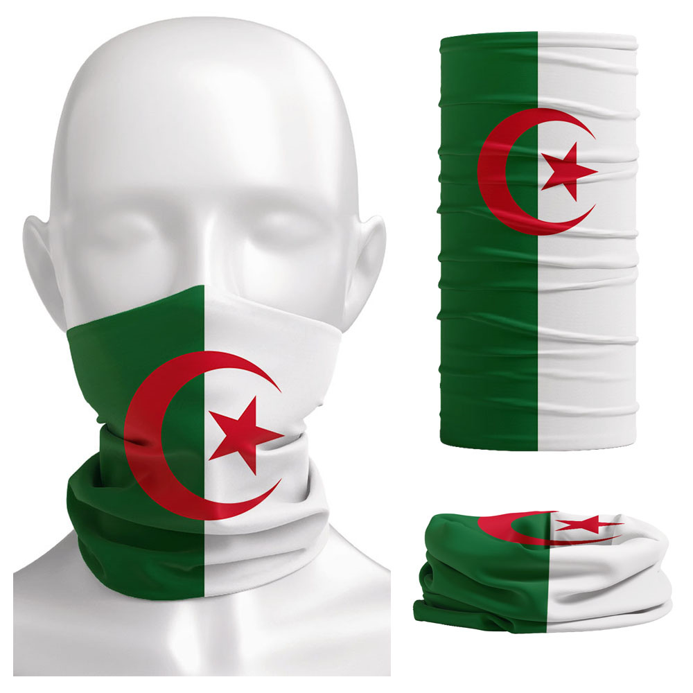 Algeria Flag Printed Bandana H - огляд і ціна Cycling Gear Usa