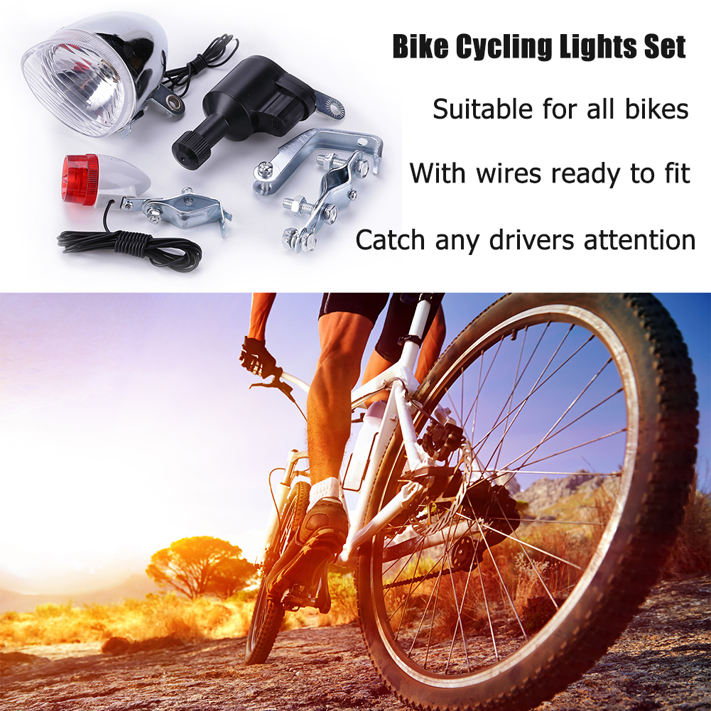 Bike Cycling Dynamo Lights Set - огляд і ціна Bike Dynamo Light