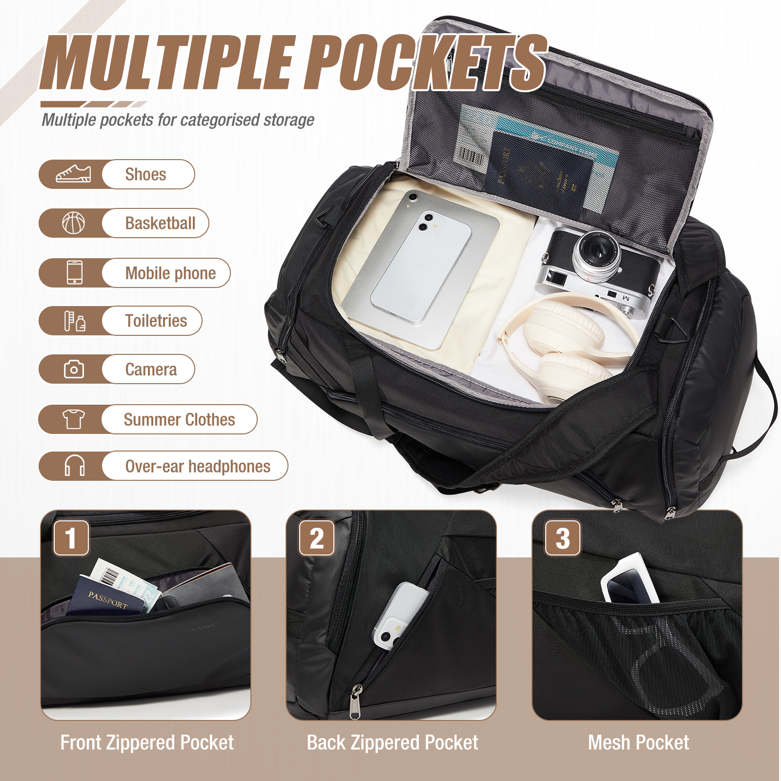 Large Capacity 40L Gym Bag for - огляд і ціна Cycling Gear Duffle