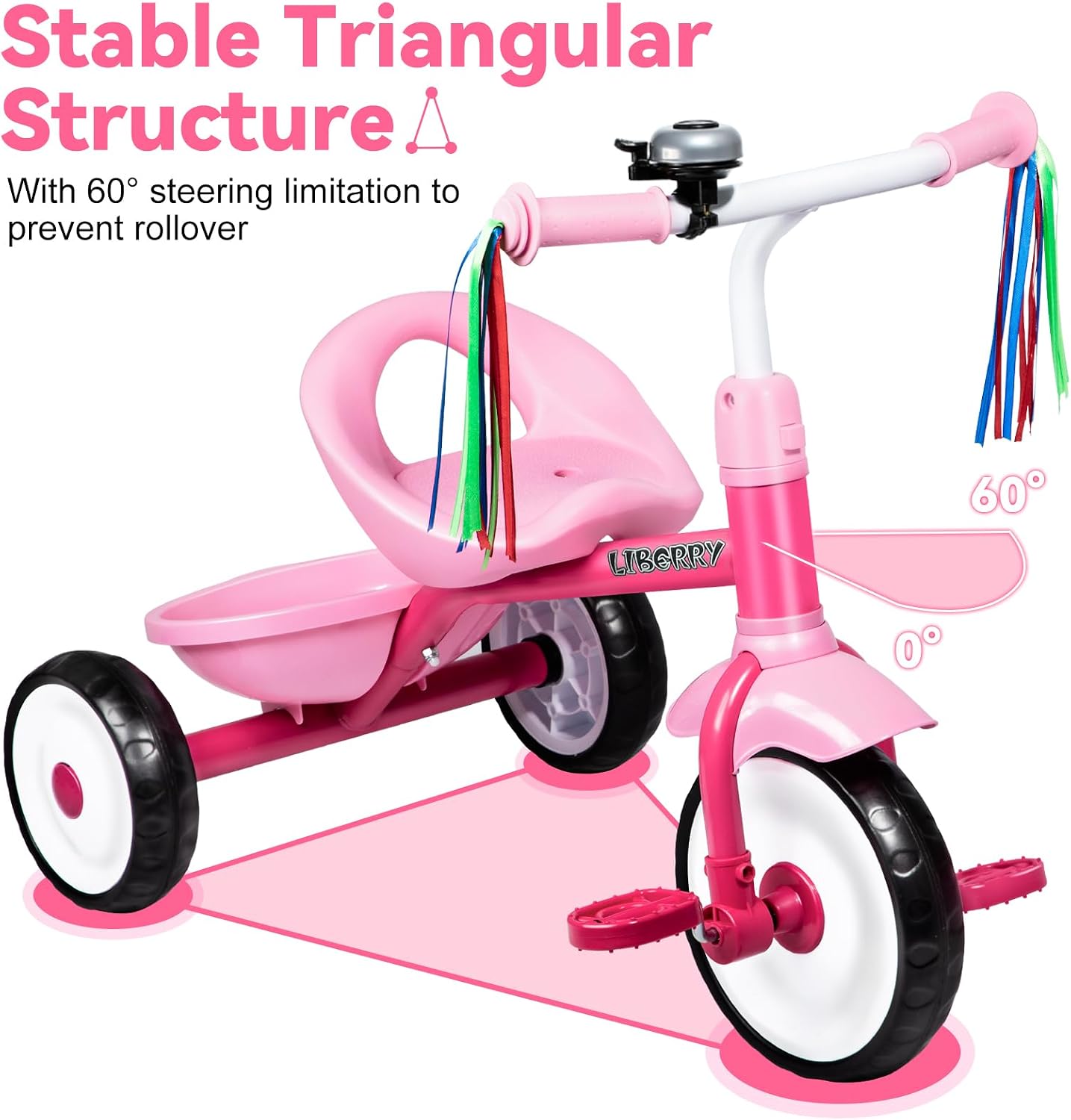 Toddler Tricycle for Ages 2-4, - огляд і ціна Bike Bell