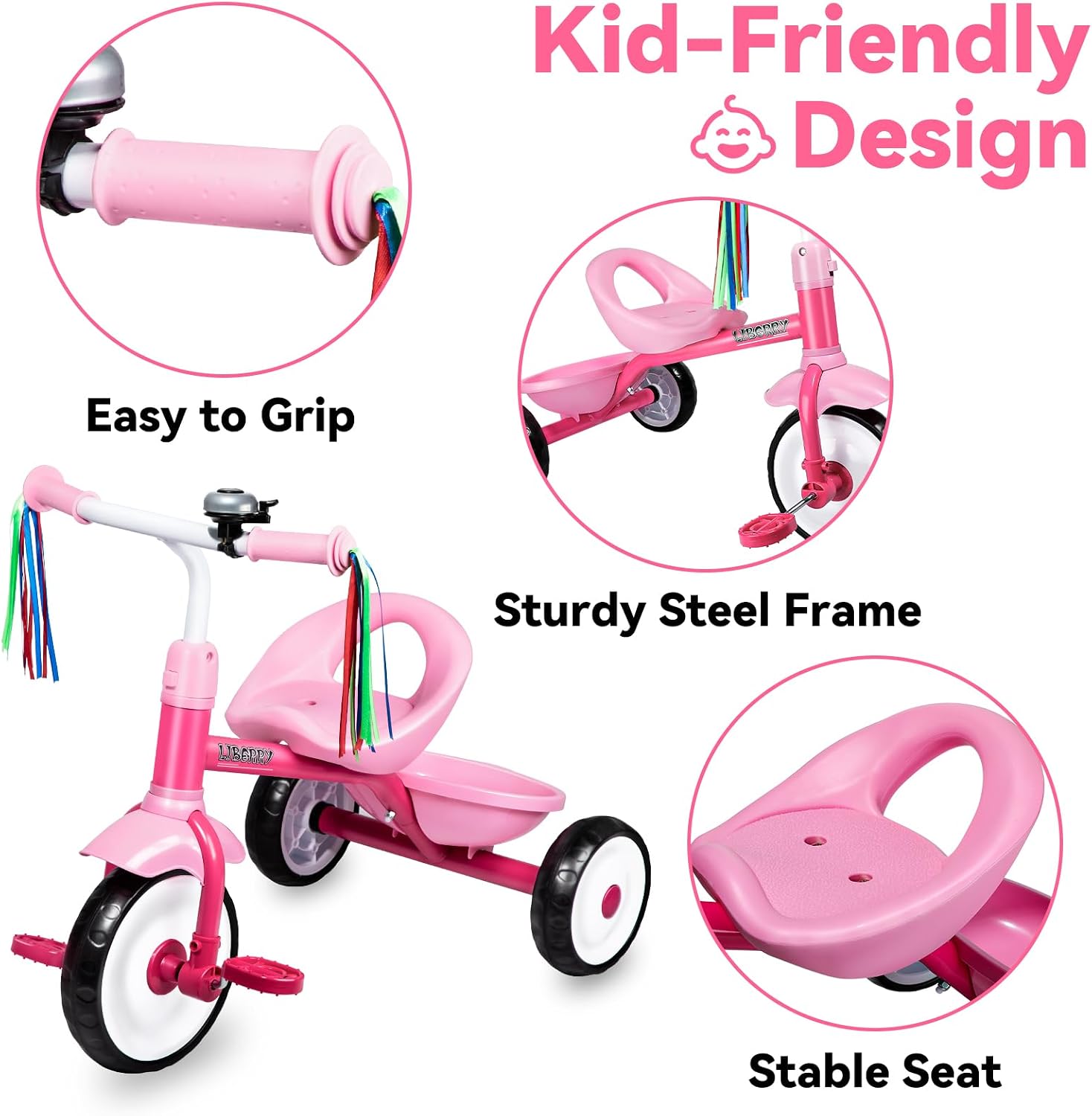 Toddler Tricycle for Ages 2-4, - огляд і ціна Bike Bell